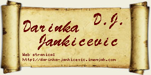 Darinka Jankićević vizit kartica